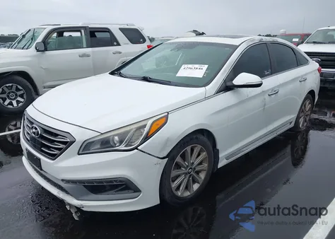 2017 Hyundai Sonata Limited from USA, damaged, VIN 5NPE34AF2HH587937